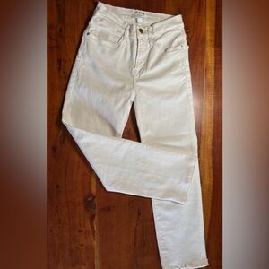 FRAME White Le High Straight Denim Jeans Women Size 23